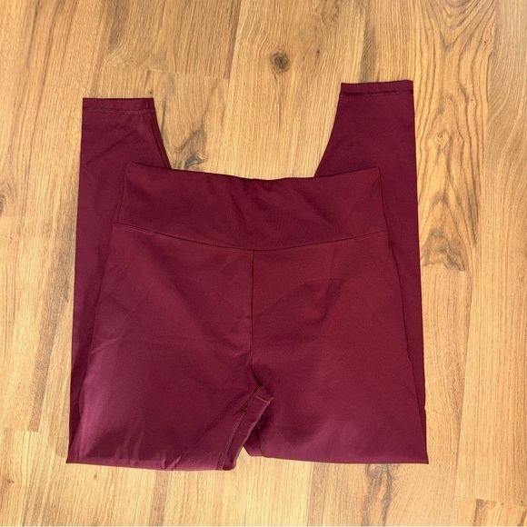 💕SALE💕Savage X Fenty Maroon Leggings - Picture 3 of 5